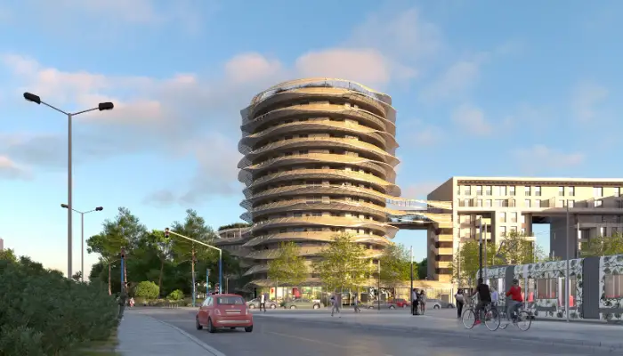 Montpellier : permis déposé pour la folie architecturale « Oasis » de Sogeprom-Pragma 10 - Les indiscretions Résidence Oasis Sogeprom-Pragma Folie architecturale