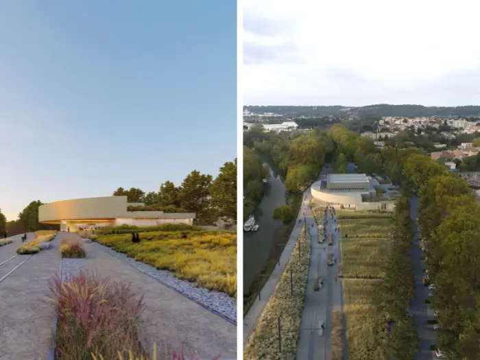 Gard : Chartier+Corbasson architectes est retenu pour dessiner le futur centre des congrès de Beaucaire 1 - Les indiscretions visuels futur centre des congrès à Beaucaire