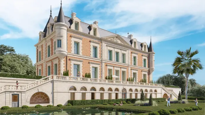 LRI Invest lance la commercialisation de Château Bon 1 - Les indiscretions PERSPECTIVE EXTERIEURE CHATEAU - Les indiscretions