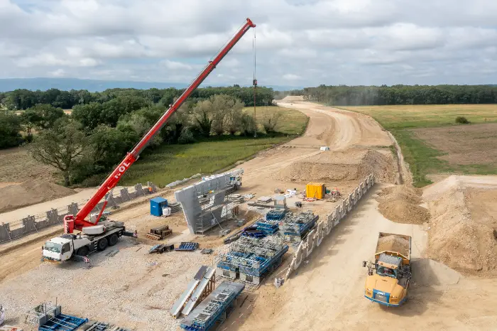 Chantier de l’A69 : 230 M€ déjà engagés, 14 gardiens sécurisent le site 2 - Les indiscretions A69 Saix Ouvrage et terrassements Juin 2024 - Les indiscretions