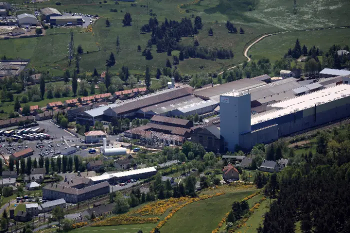 Le site d'ArcelorMittal à Saint-Chély-d'Apcher, en Lozère.