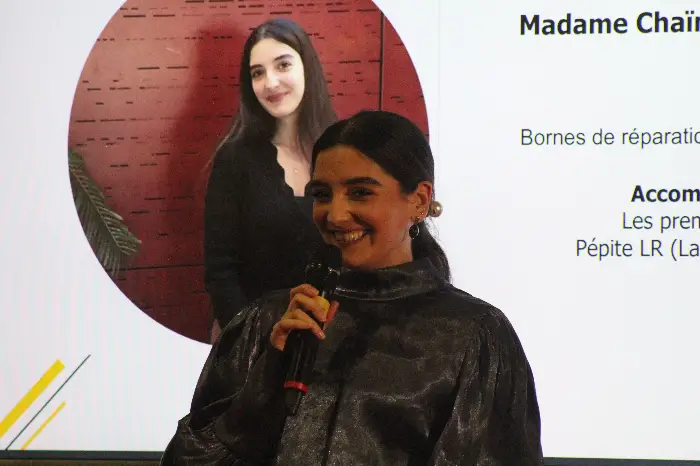 Chaïmaa El Mokaddam, porteuse du projet iBorn, veut rendre la réparation de téléphone accessible partout 1 - Les indiscretions Chaïmaa El Mokaddam, lauréate du coup de coeur du jury aux Talents des Quartiers