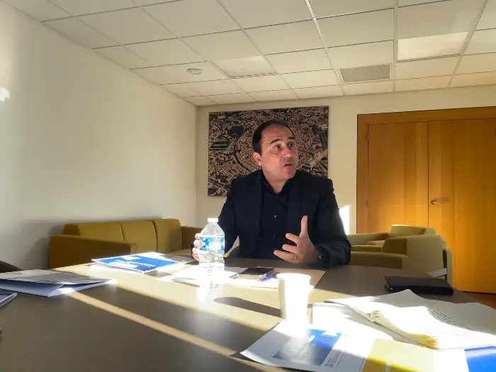 Dans l’Hérault, la filière du bâtiment fait grise mine 7 - Les indiscretions Gilbert Comos, président de la FFB Hérault, lors de son point presse pour dresser un bilan de 2024. © Jules Mestre