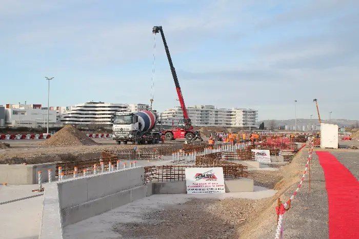 Le port de Sète-Frontignan veut s’imposer comme un pôle majeur du transport ferroviaire européen 5 - Les indiscretions Les travaux sur la future plateforme ferroviaire du port de Sète. © Jules Mestre