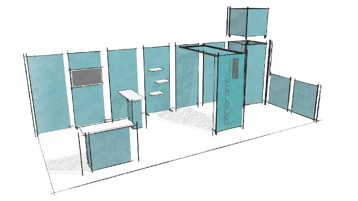 Stands modulaires : les ambitions américaines de Duo Display 3 - Les indiscretions stand h - Les indiscretions