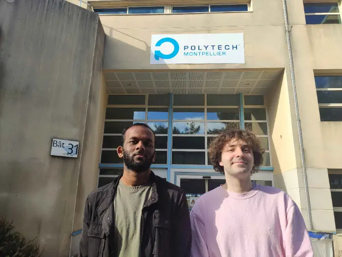 Polytech Montpellier : deux futurs ingénieurs décryptent les apports de l’IA pour Les Indiscrétions 1 - Les indiscretions Marvin et Christradja Bontemps Polytech Montpellier