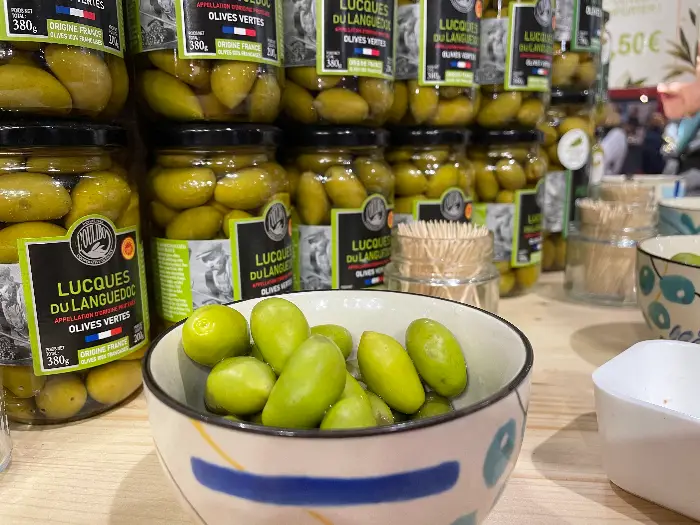 Production locale, taxe Trump, jeunes agriculteurs... : en direct du SIA 2025 5 - Les indiscretions Les olives de LOulibo.Webp - Les indiscretions