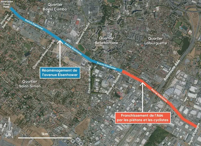 Toulouse Métropole injecte 17 M€ dans la transformation de l’avenue Eisenhower 9 - Les indiscretions PlanEisenhower - Les indiscretions