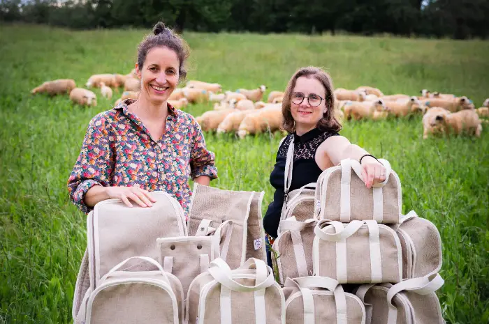 Lot : Le Mouton Givré veut percer avec ses sacs isothermes à base de laine de brebis 1 - Les indiscretions Mouton Givré