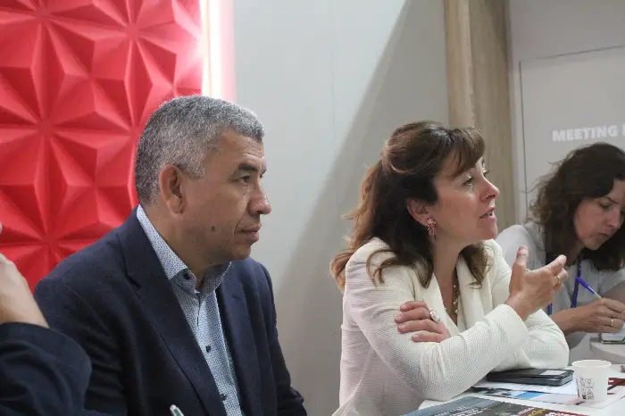 Jalil Benabdillah et Carole Delga, lors de la présentation du plan défense à 200 M€. ©Jules Mestre
